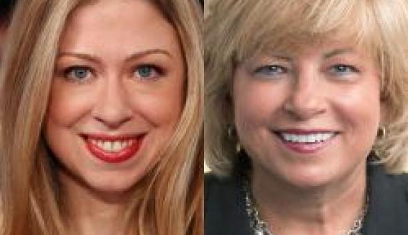 Chelsea Clinton and Kathy Higgins Headshot