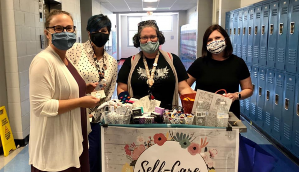 Sterling Teachers with Self-Care Cart