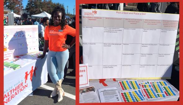 Jukelia Bess at Acceler8 Career Day